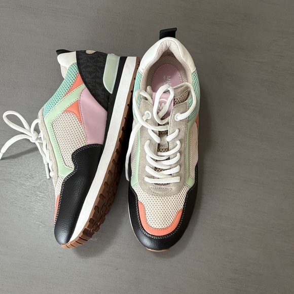 Michael Kors Women's Sneakers - Black, Pink, Mint - Picture 1 of 3
